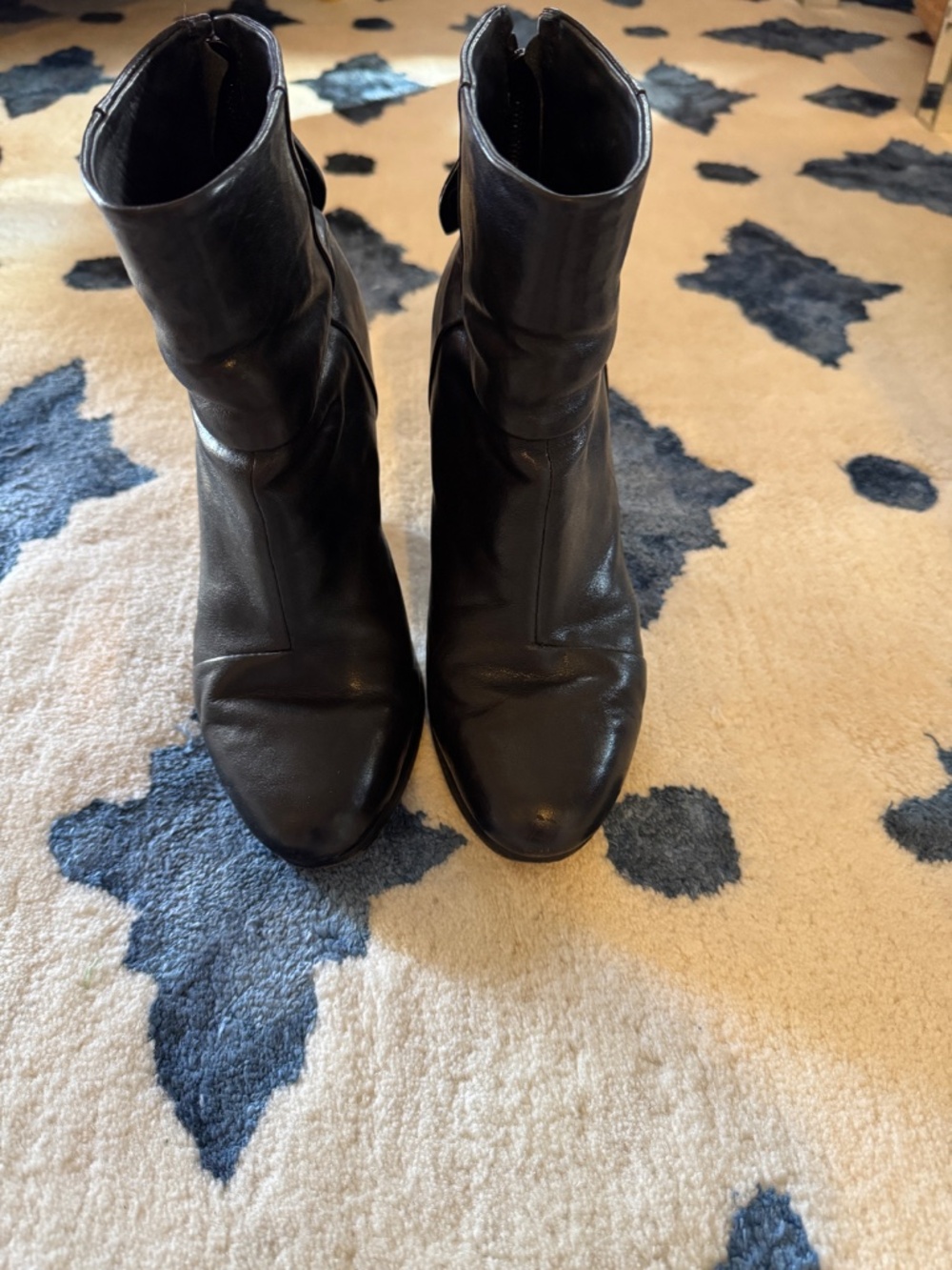 Rag & Bone Newbury Leather Boots Sz 38 with Box, Bag & Authentication Card - Picture 5 of 14